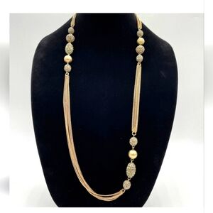 Chico’s Multi Strand Accented Long Necklace